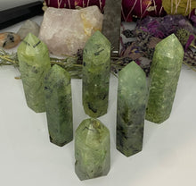 Load image into Gallery viewer, Prehnite Towers