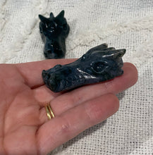 Load image into Gallery viewer, Dragon Carving- Moss Agate