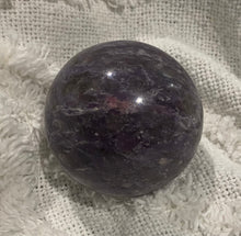 Load image into Gallery viewer, Pegmatite Sphere w/Blue Apatite