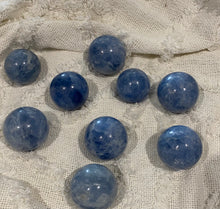 Load image into Gallery viewer, Blue Calcite Spheres