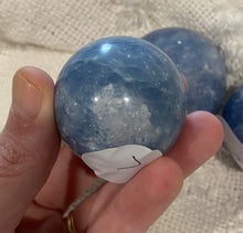 Load image into Gallery viewer, Blue Calcite Spheres