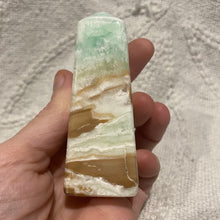 Load image into Gallery viewer, Blue aragonite tower