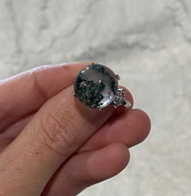 Load image into Gallery viewer, Moss Agate Adjustable Ring
