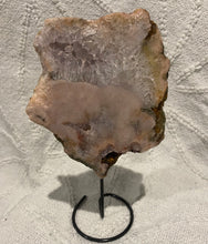 Load image into Gallery viewer, Pink Amethyst on stand