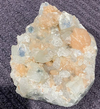 Load image into Gallery viewer, Apophyllite Cluster with Peach Stilbite
