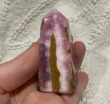 Load image into Gallery viewer, Pink aragonite tower