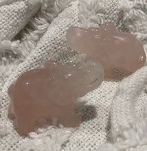 Load image into Gallery viewer, Rose Quartz Elephant