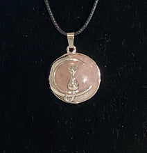 Load image into Gallery viewer, Cat on moon necklace