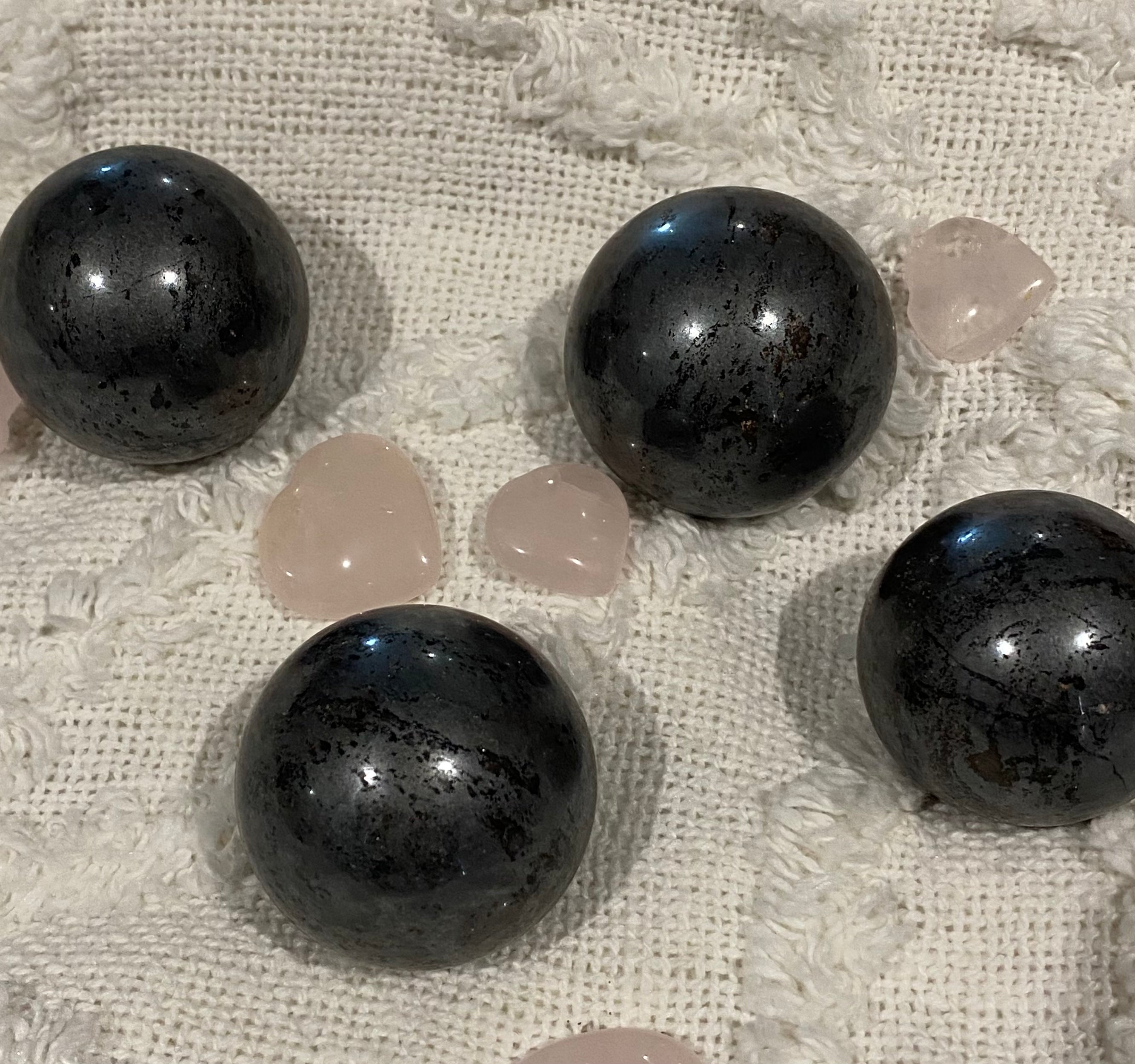 Hematite Sphere Luna Crystal Creations