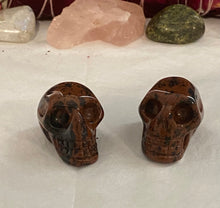 Load image into Gallery viewer, Mahogany Obsidian Skull