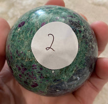 Load image into Gallery viewer, Ruby Fuchsite Sphere