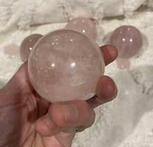 Load image into Gallery viewer, Rose Quartz Spheres