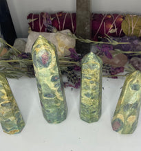 Load image into Gallery viewer, Ruby Fuchsite Towers