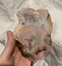 Load image into Gallery viewer, Pink Amethyst on stand