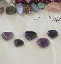 Load image into Gallery viewer, Mini Amethyst Hearts
