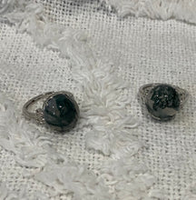 Load image into Gallery viewer, Moss Agate Adjustable Ring