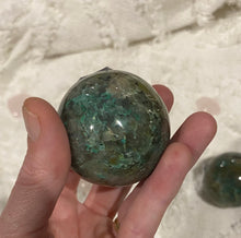 Load image into Gallery viewer, Chrysocolla Sphere