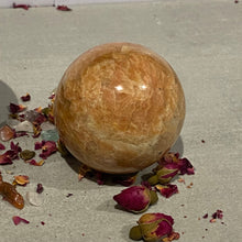Load image into Gallery viewer, Peach Moonstone Sphere