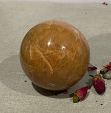 Load image into Gallery viewer, Peach Moonstone Sphere