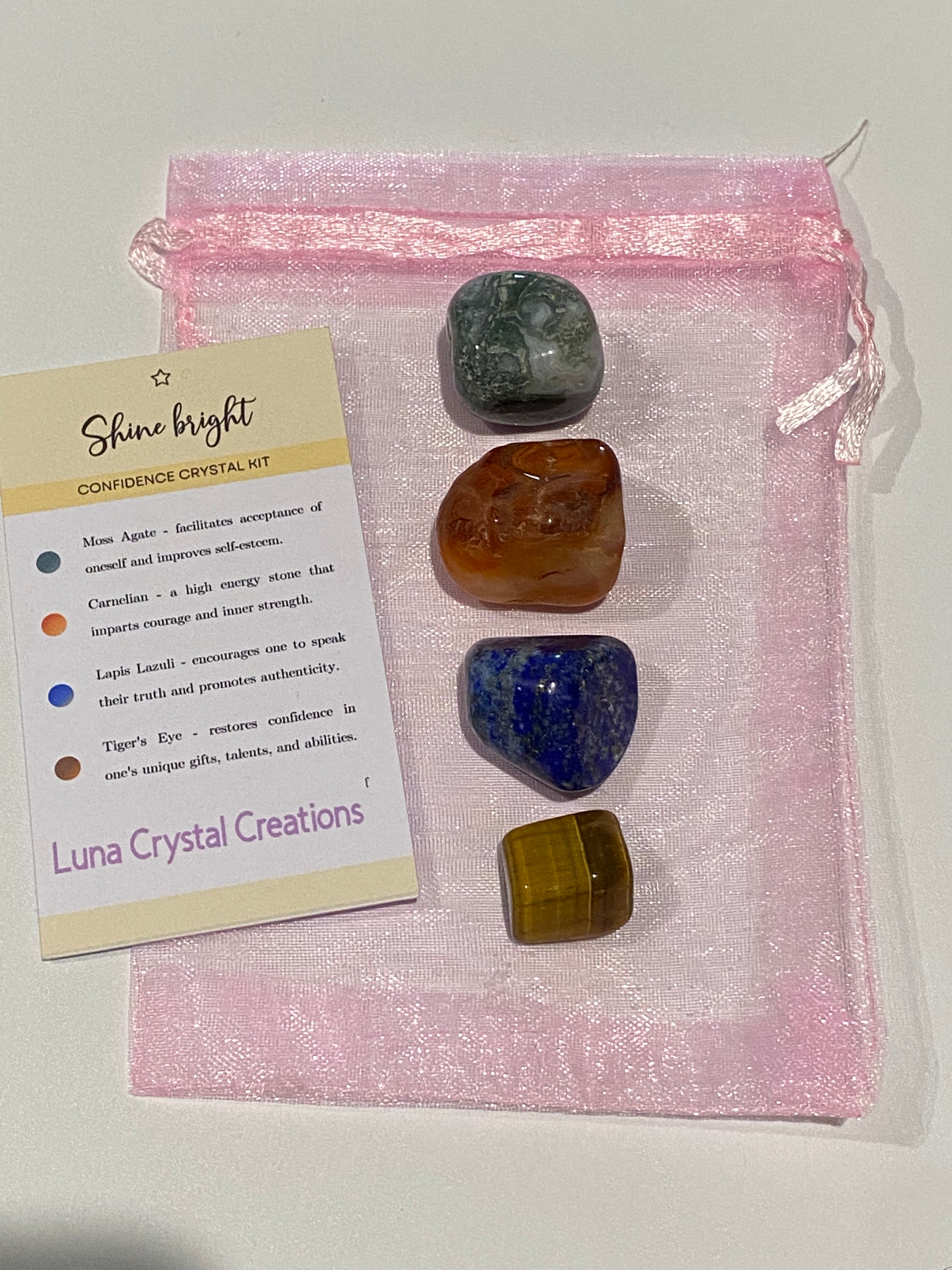 Shine Bright Confidence Crystal Kit Luna Crystal Creations