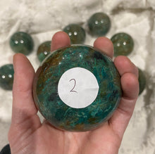 Load image into Gallery viewer, Chrysocolla Sphere