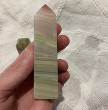 Load image into Gallery viewer, Pink Banded Onyx Tower