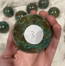Load image into Gallery viewer, Chrysocolla Sphere