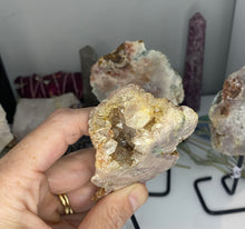 Load image into Gallery viewer, Pink Amethyst on stand