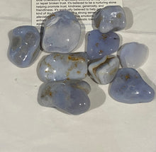 Load image into Gallery viewer, Blue Chalcedony Tumble Large