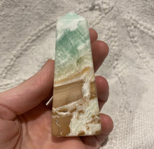 Load image into Gallery viewer, Blue aragonite tower