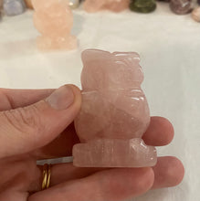 Load image into Gallery viewer, Rose Quartz Owl