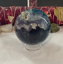 Load image into Gallery viewer, Rainbow Fluorite Sphere