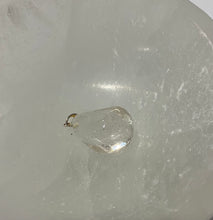 Load image into Gallery viewer, Clear Quartz | Tumbled Pendant | with Sterling Silver