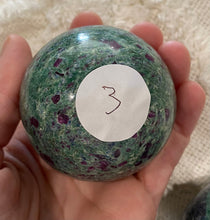 Load image into Gallery viewer, Ruby Fuchsite Sphere