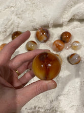 Load image into Gallery viewer, Carnelian Spheres