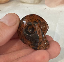 Load image into Gallery viewer, Mahogany Obsidian Skull