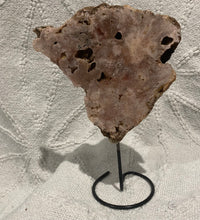 Load image into Gallery viewer, Pink Amethyst on stand