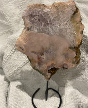 Load image into Gallery viewer, Pink Amethyst on stand