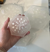 Load image into Gallery viewer, Selenite Charging Plates- With Carvings