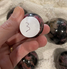 Load image into Gallery viewer, Rhodonite Spheres