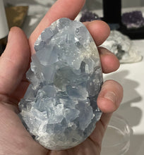 Load image into Gallery viewer, Small Celestite Egg