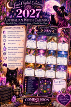 Load image into Gallery viewer, Preorder ✨🌙2027 AUSTRALIAN WITCH CALENDAR 🌙✨
