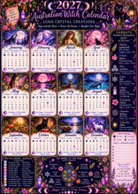 Load image into Gallery viewer, Preorder ✨🌙2027 AUSTRALIAN WITCH CALENDAR 🌙✨

