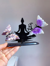 Load image into Gallery viewer, Yoga Lady with two butterflies
