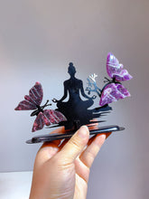 Load image into Gallery viewer, Yoga Lady with two butterflies
