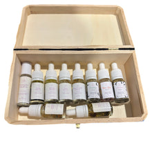Load image into Gallery viewer, Ritual Oil Set with hand painted keepsake box
