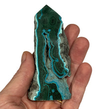 Load image into Gallery viewer, Chrysocolla and Malachite Tower
