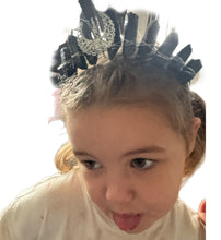 Load image into Gallery viewer, Black Tourmaline Crystal Crown
