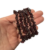 Load image into Gallery viewer, Garnet Chip Bracelet
