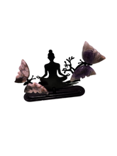 Load image into Gallery viewer, Yoga Lady with two butterflies
